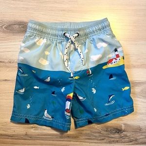 [3 for $15] CARTER’S Lighthouse by the Sea Swim Trunks (3T)